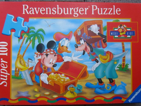 Mickeys Schatzsuche	100	RAVENSBURGER	Disney	Mickey for Kids	10 825 1	Breit 49 x 36		Bestand Nr. 050 2195