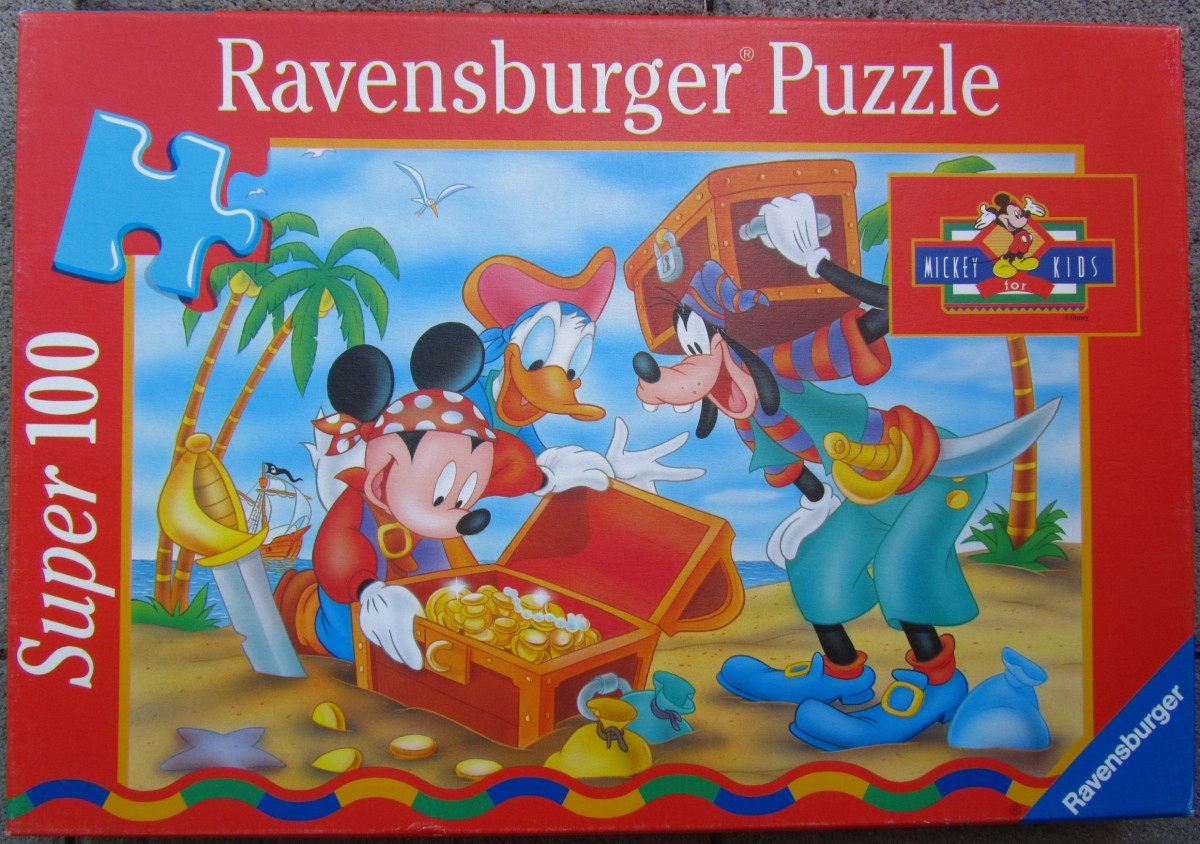 RAVENSBURGER	10 825 1 		Mickeys Schatzsuche	(Disney	Mickey for Kids)