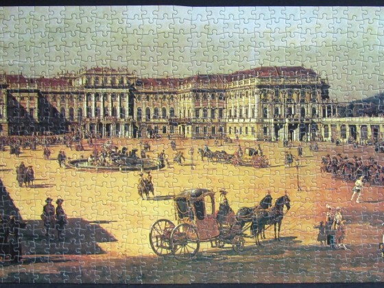 Schloß Schönbrunn, Hofseite	1000	PIATNIK nach 1978 Gemälde Belotto, Kunsthist. Museum	Panorama	5481 Breite	98 x 35		Bestand Nr. 041 2027