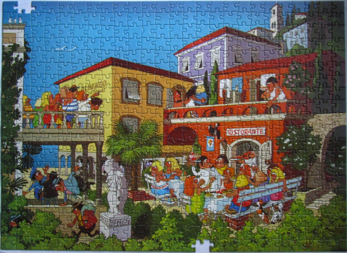 Albergo d’amore	500	PIATNIK		Holiday-Puzzle	5330	Breit 36 x 49 cm		Bestand Nr. 086 2061