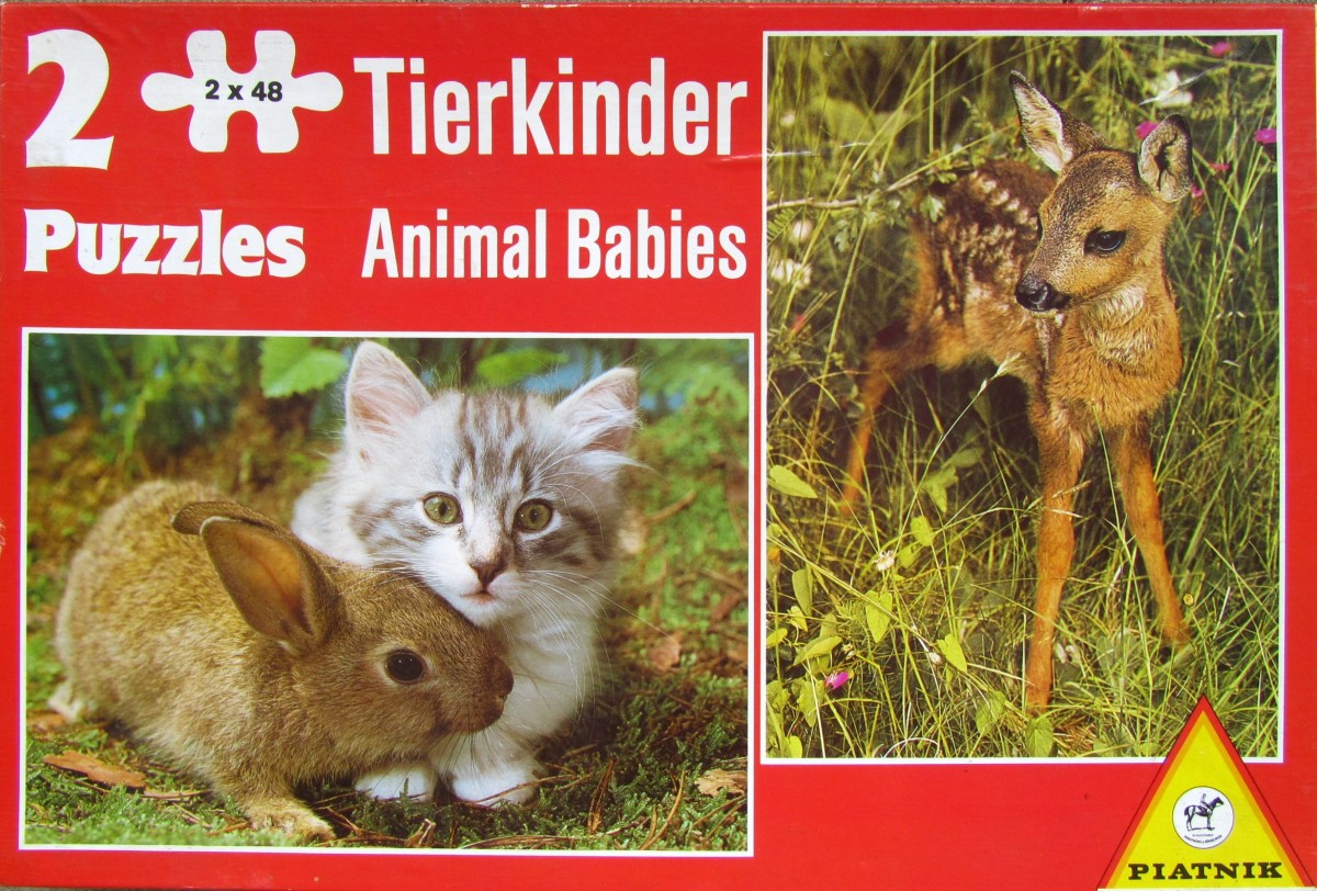 PIATNIK		5290 Tierkinder 48 (2x) Animal Babies				Bestand Nr. 101 2289