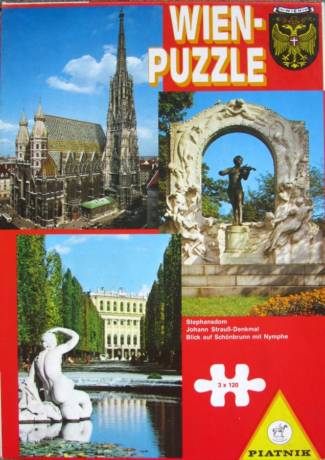 (RESERVIERT f. Eselfan) WIEN-PUZZLE 	 120 (3x) PIATNIK	Vor 1978	(Bundesländer)	5205			Bestand Nr. 107 2290