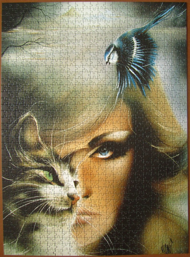 Mädchen und Katze	1000	SCHMIDT	© 1996 Luc Gernot / Verkerke		57077	Hoch 652 x 476 mm		Bestand Nr. 079 2095 (30/80)