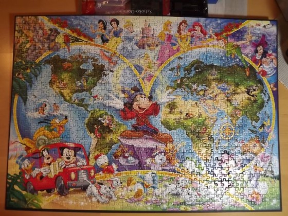 Disneys Weltkarte - Ravensburger - 1000 Teile