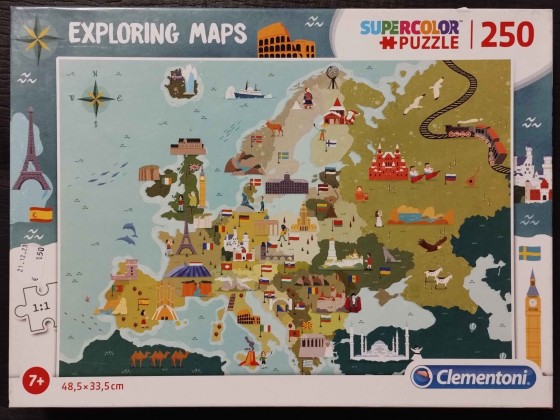 Exploring Maps, 250 Teile, Clementoni
