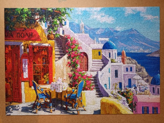 Afternoon on the Aegean Sea. 1000 pieces ( Castorland puzzle )