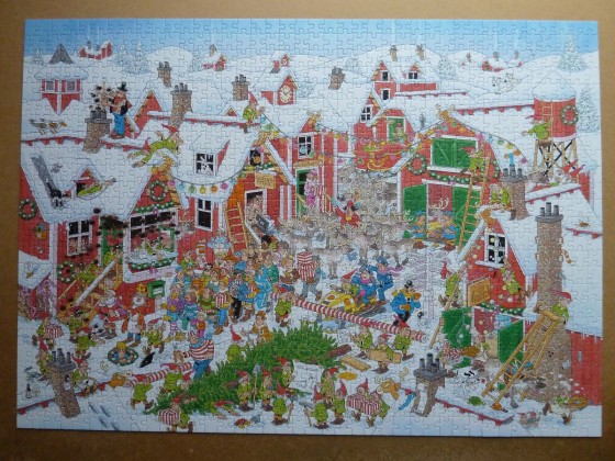 Jumbo "van Haasteren - Das Dorf des Weihnachtsmanns" 1000 Teile - Reserviert