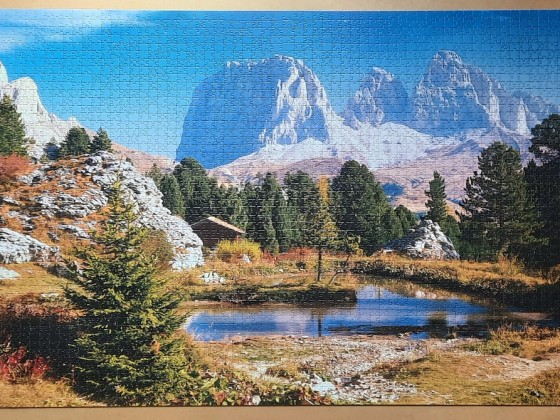 A Lake in Dolomites 3000 pieces ( Trefl )