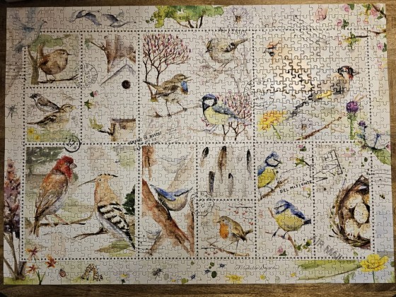 Michelle Dujardin - Birds on stamps