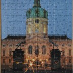 Puzzlen hält fit - Das Schloß Charlottenburg mit dem schönen Reiterstandbild