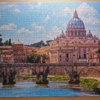 The Bridge of Angels, Rome 2000 pieces ( Ravensburger Puzzle )