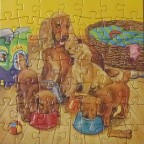 Tiere und ihre Nahrung - (1) Hunde	49 RAVENSBURGER	1999  09 248 2	17,8 x 17,8	Quadrat	Bestand Nr. 160 2526
