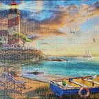 Sunset over Lighthouse Bay