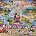 Disney Weltkarte