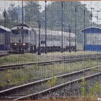 Bahnhof in Lötzen (Ostpreußen, Polen)