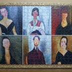 Grafika "Collage Modigliani" 500 Teile - Reserviert