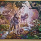 Wolfsfamilie im Sommer, 1000 Teile (Ravensburger)