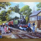 Ravensburger "A Country Station" 1000 Teile - Leihpuzzle