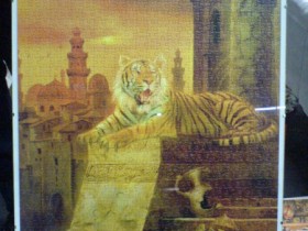 Tiger im Tempel, 1000