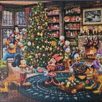 Mickey and Minnie Trimming the Tree