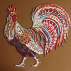 Strong Cock	315	WOODBESTS Funnli Holzpuzzles	(China)	Creative Wooden Puzzles	X001CH0RRJ	37,8 x 36,3	Kontur	Bestand Nr. 068 1002
