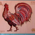 Strong Cock	315	WOODBESTS Funnli Holzpuzzles	(China)	Creative Wooden Puzzles	X001CH0RRJ	37,8 x 36,3	Kontur	Bestand Nr. 1002 068