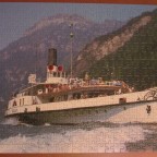 Dampferromantik 500 LIGRA 1988 Riesen Puzzle-Sortiment Nr.2810.1	470 x 310 Breit Bestand Nr. 007 A