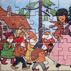 Mini-Puzzle Schneewittchen