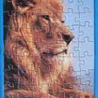 (Löwe)	54	FX SCHMID	Tony Stone, London	54 Mini-Puzzle	93316.9	12,5 x 17,5	Hoch	Bestand Nr. 108 2302