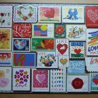 White Mountain "Love Stamps" 1000 Teile - Leihpuzzle
