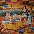 Daisy and Donald Duck in Paris