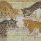 Tiere und ihre Nahrung - (2) Katzen	49 RAVENSBURGER	1999  09 248 2	17,8 x 17,8	Quadrat	Bestand Nr. 160 2526