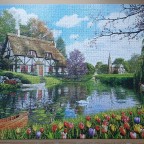 Lakeside Cottage by Dominic Davison 6000 pieces  ( Educa puzzle )