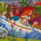 Abenteuer in der Teetasse 100 RAVENSBURGER 1984 (Alice im Wunderland) Nr. 10 217 4 Breite 36,2x26,2 Bestand Nr. 134_2431
