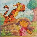 Winnie und Ferkel (A)	49	RAVENSBURGER	1999 Disney Winnie the Pooh	3x49	09 223 9	 Quadrat 17,8 x 17,8		Bestand Nr. 048 2221