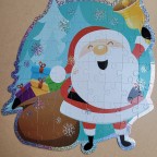 Formpuzzle Weihnachtsmann / 60 Teile